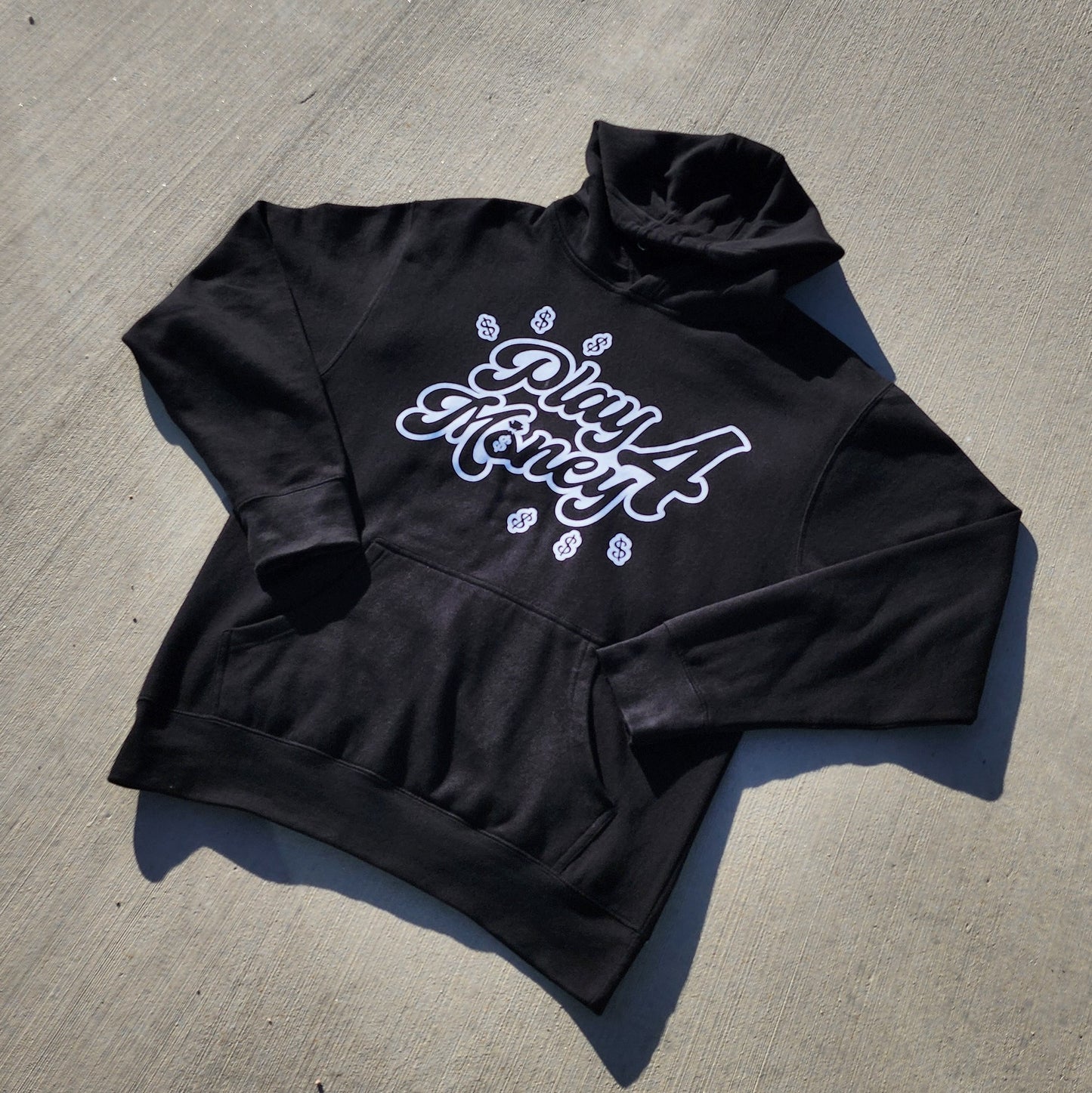 PLAY4MONEY BLACK HOODIE