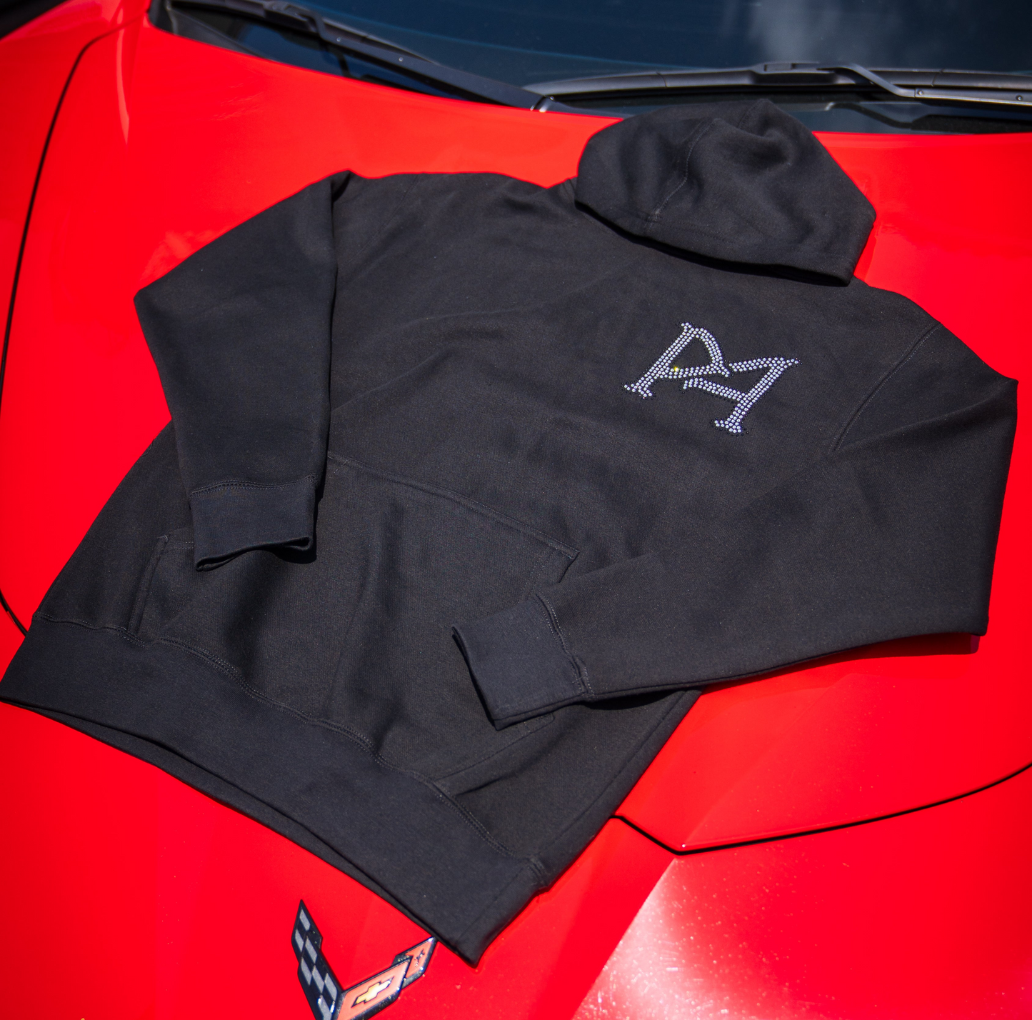 P4M RHINESTONE HOODIE